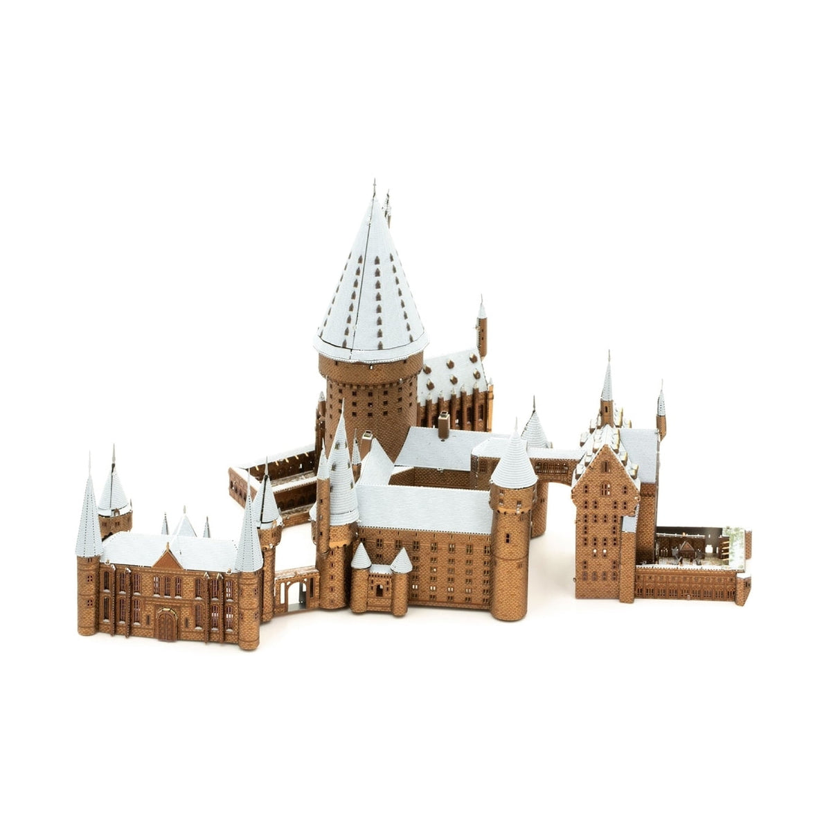 Metal Earth Premium Series ICONX 3D Metal Model Kit - Harry Potter Hogwarts in Snow