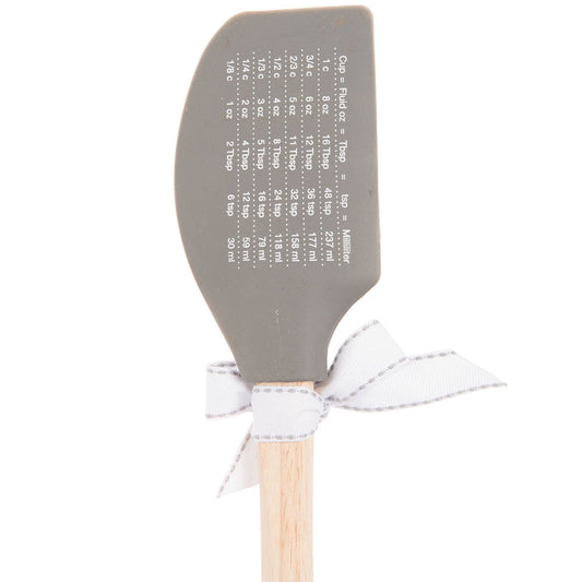 Brownlow Kitchen Silicone Spatula with Wooden Handle, Kitchen Icon Friends Spice Things Up