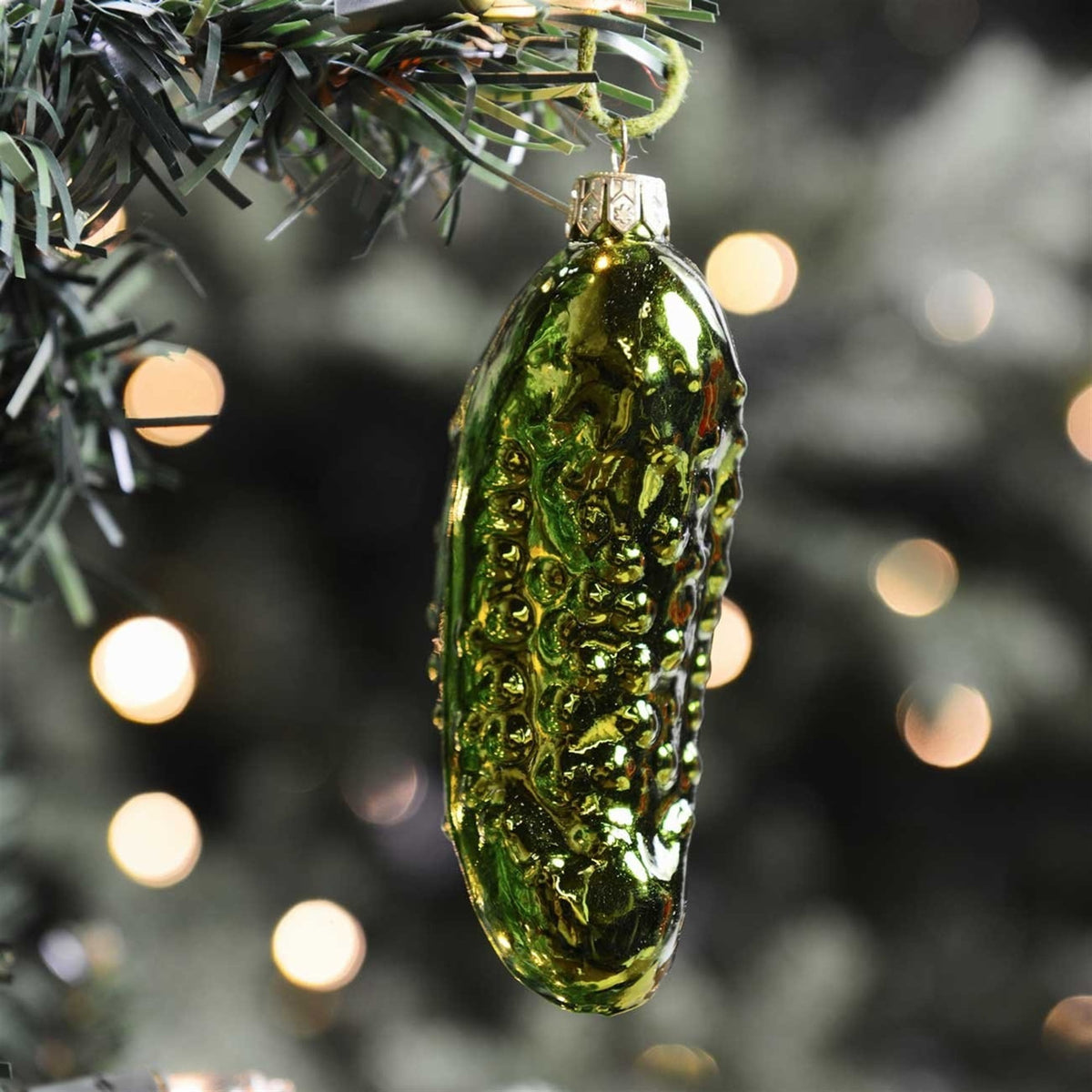 Kurt S. Adler 4-Inch Glass Pickle Ornament