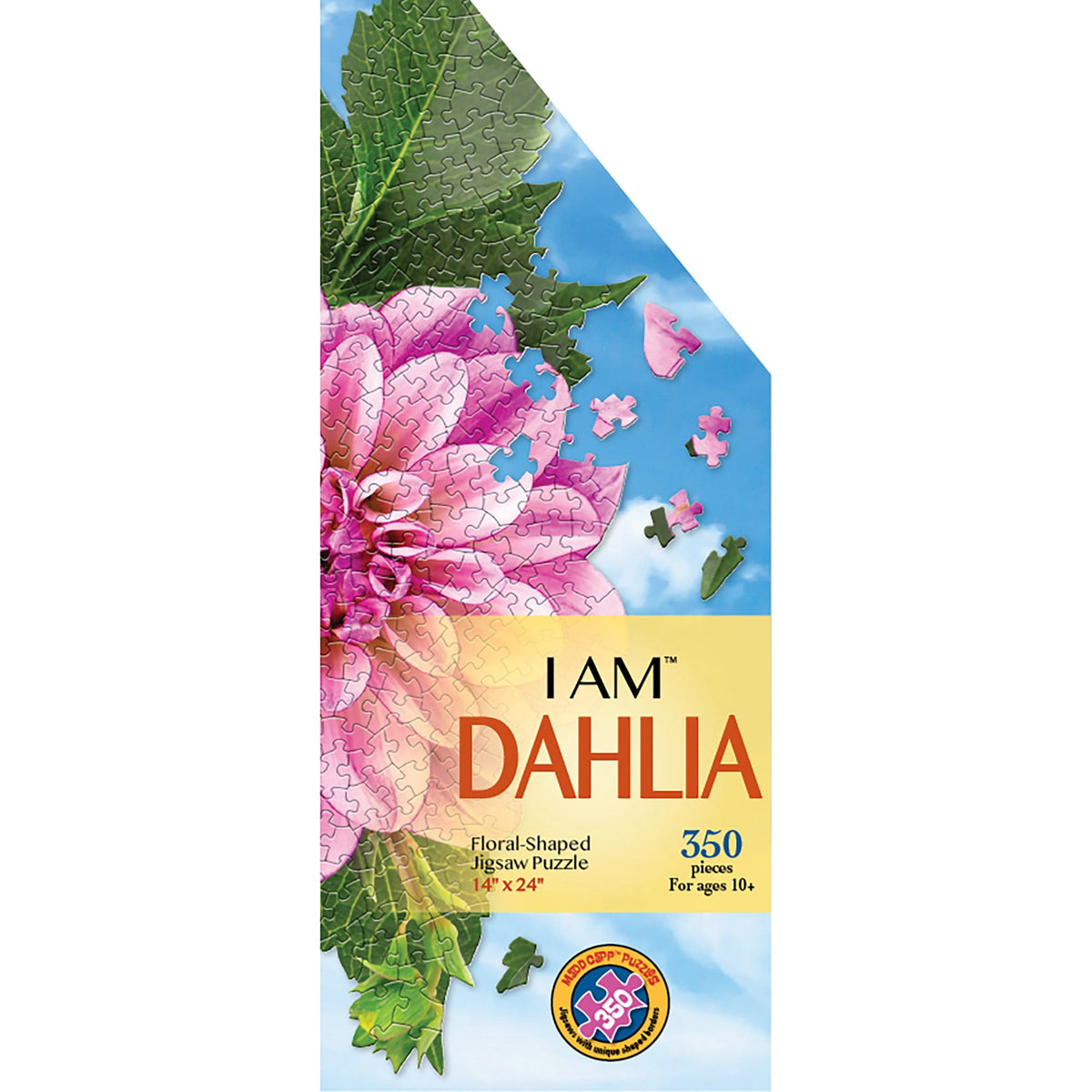 Madd Capp 350-Piece I Am Dahlia Floral Shaped Jigsaw Puzzle