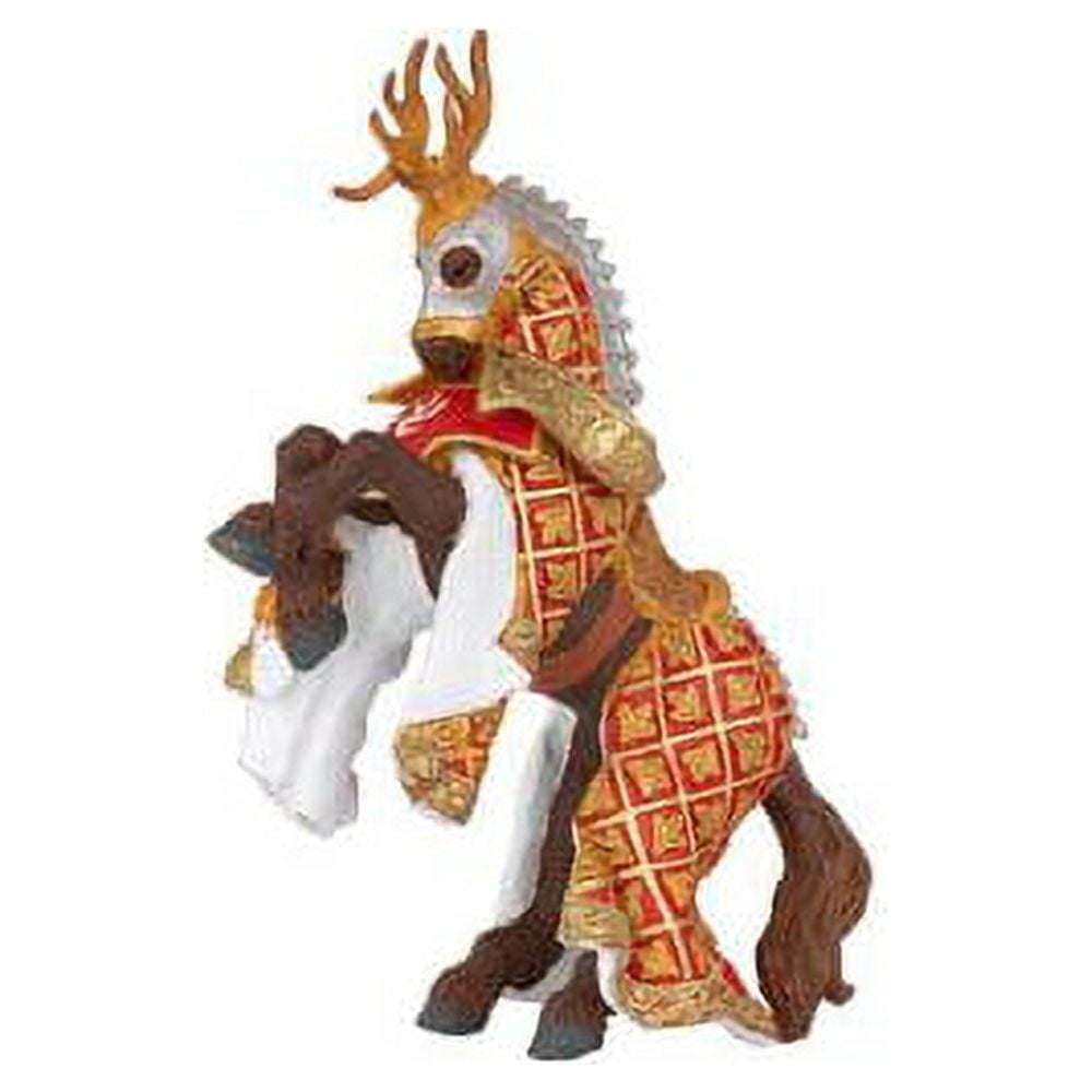 Papo Weapon Master Stag Horse Hand Painted Figurine - Heirloom Quality Collectible No. 39912