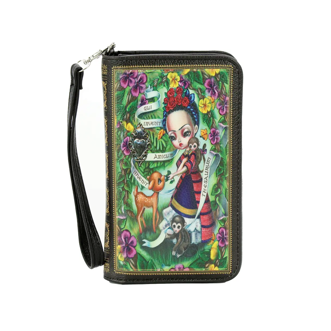 comeco Unibrow Girl Wristlet