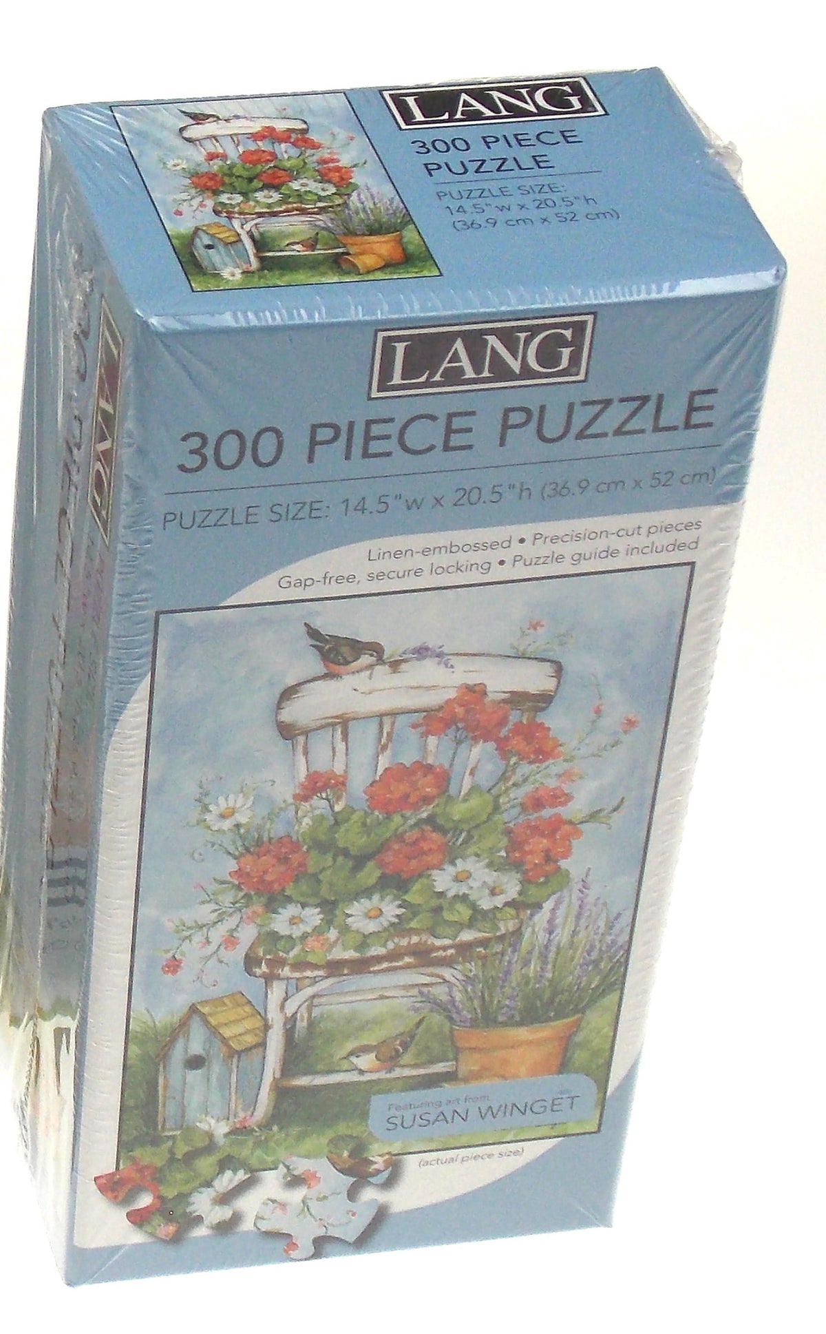 Lang 300 Piece Puzzle Geranium Chair