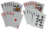 Euchre Playing Cards Bundle - 2 Euchre Decks in One Box with Black & White Suit Marker Dice