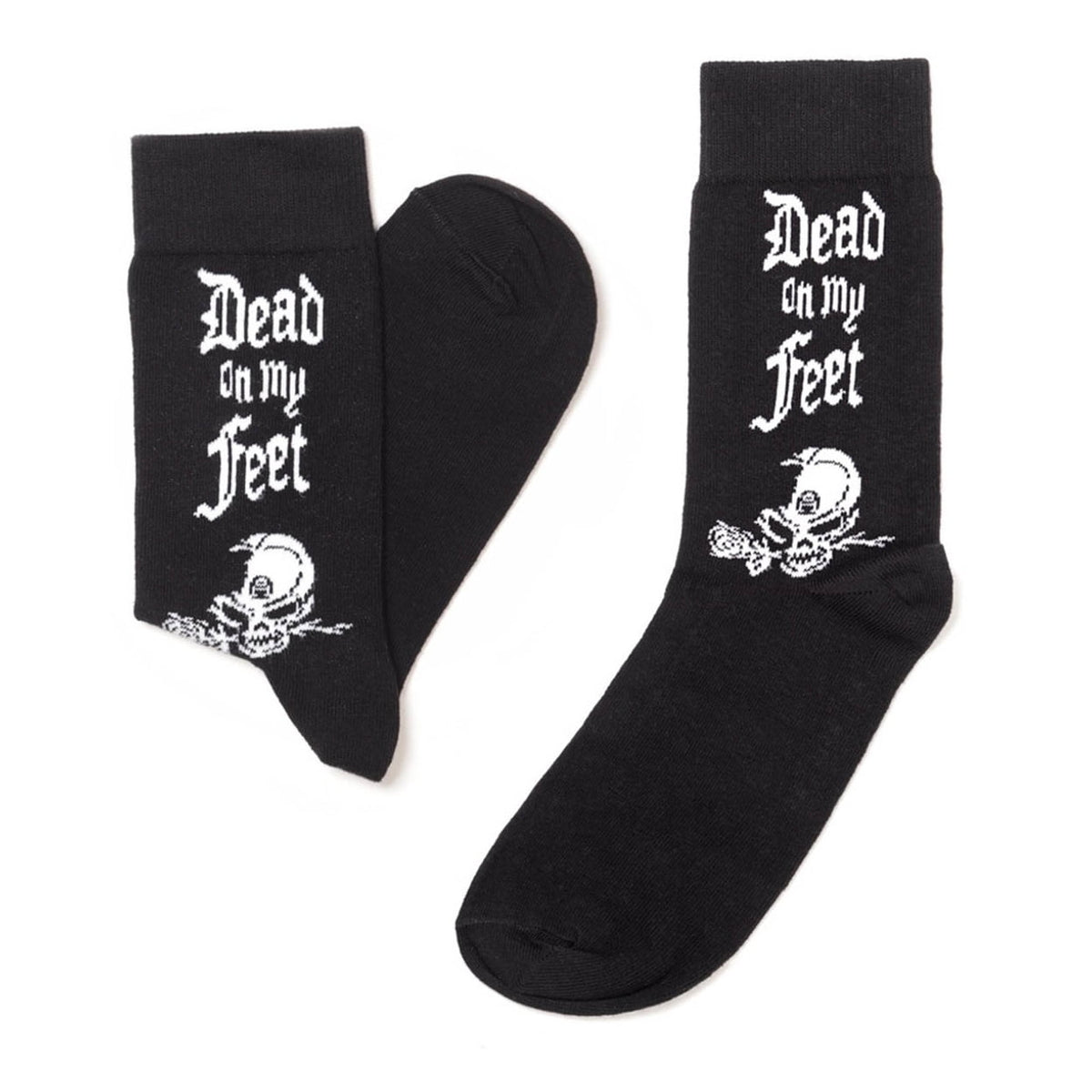 Alchemy Gothic Cotton, Polyamide And Elastane Dead On My Feet Socks