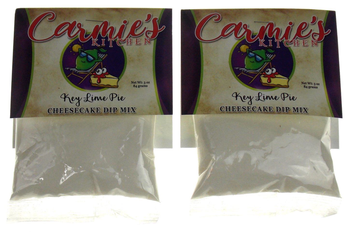 Carmie's Kitchen Key Lime Pie Cheesecake Dip Mix Lot of 2