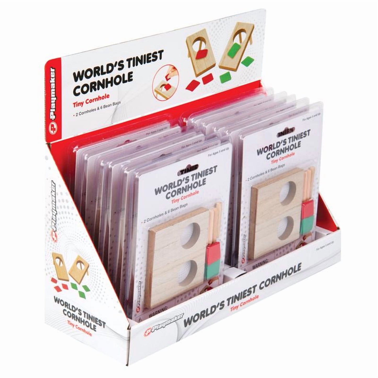 World's Tiniest Cornhole Game Multicolored 8 pc