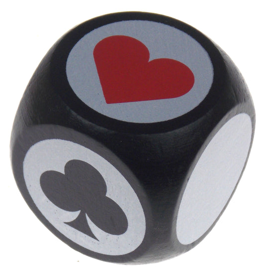 Black & White Trump Suit Marker Indicator with Large Pips for Euchre Bridge Pinochle and Other Card Games 1.6" (40mm)