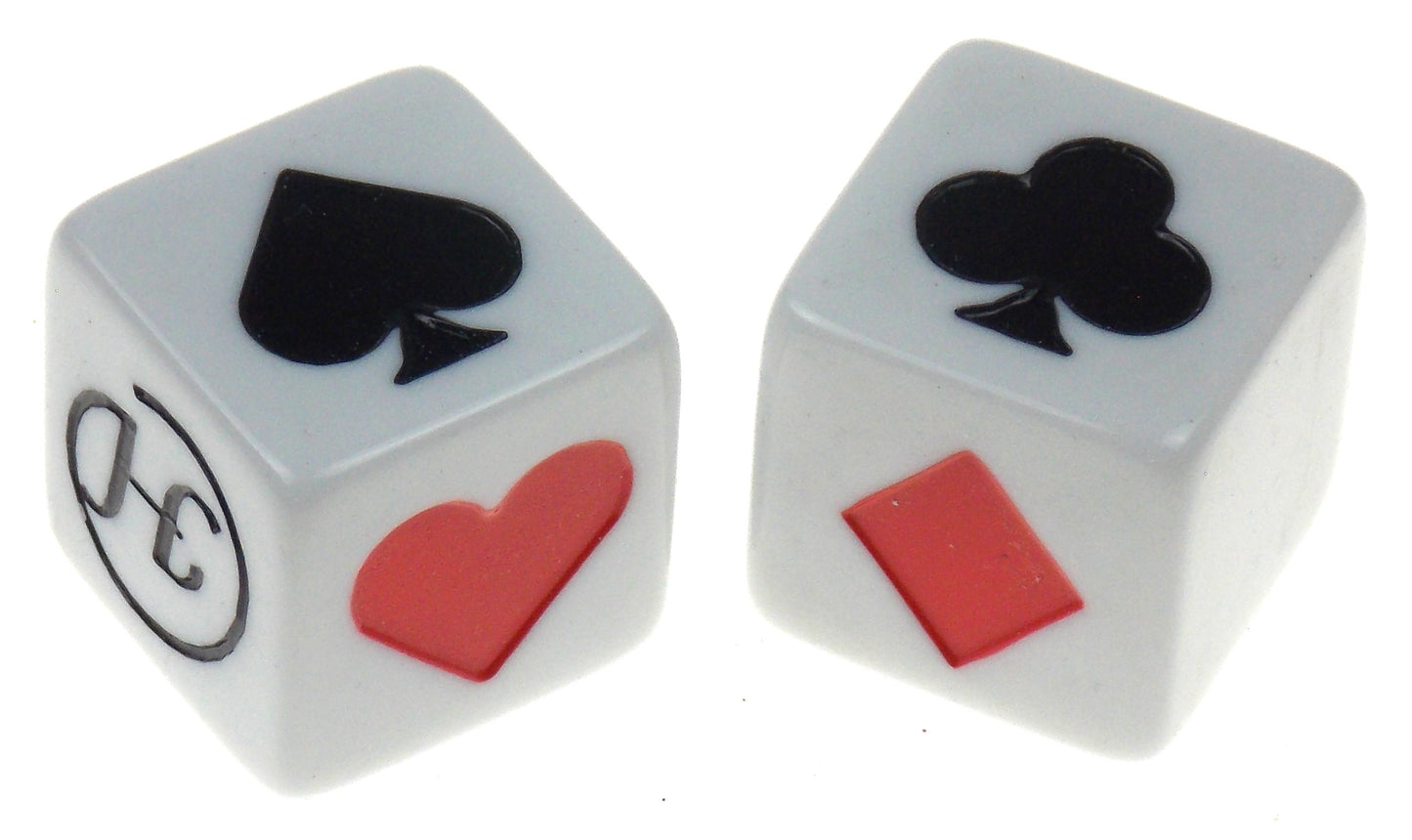 Hickoryville Euchre Playing Cards Bundle - 2 Euchre Decks in 1 Box with 2 White Suit Marker Dice