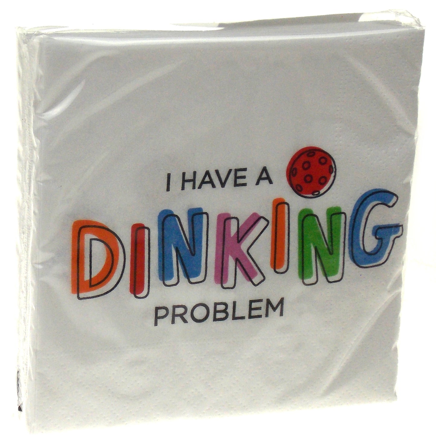 Pickleball Themed Beverage Cocktail Napkins Bundle (3 Designs) - 5x5 Inch Square - 3 Packages (60 Napkins Total)