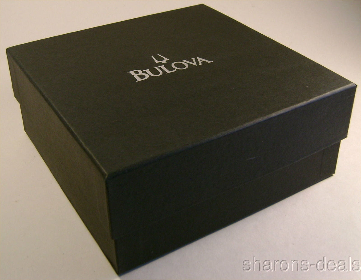 Bulova Executive Orion Tabletop Clock Black - B9860