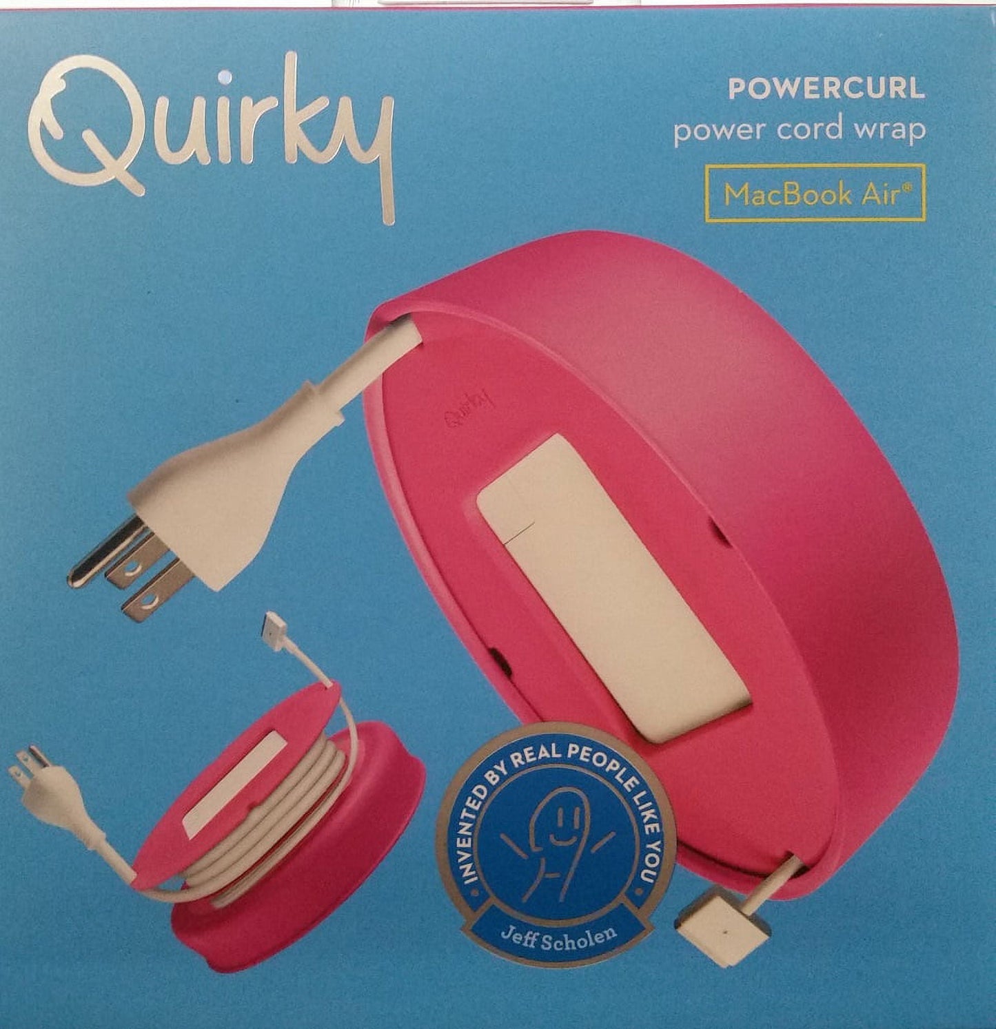 Quirky Powercurl V2 POP 45W Wire Organizer, Pink
