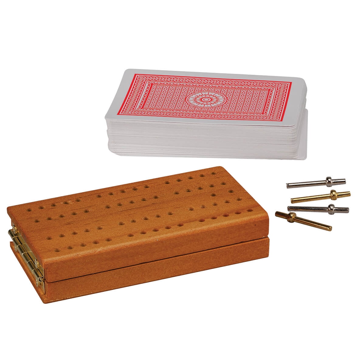 House of Marbles 221153 Wooden Cribbage Game