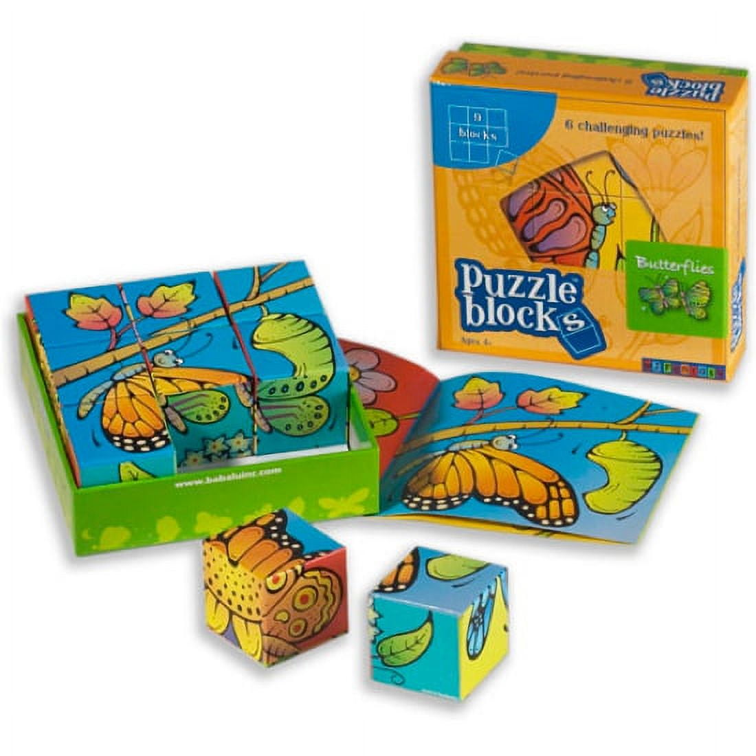 Babalu Butterflies Puzzle Block