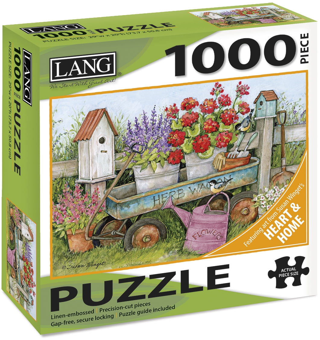 LANG Herb Wagon - 1000 Pieces Jigsaw Puzzle