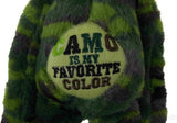 Peace and Love Frog Camo Is My Favorite Color Hanging Plush Embroidered Green - FUNsational Finds - 2