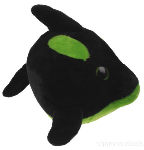 Sea World 9" Orca Killer Whale Bubble Zoo Plush Toy Green Black Stuffed Animal - FUNsational Finds - 1