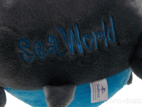 Sea World 9" Shark Bubble Zoo Plush Toy Blue Gray Stuffed Animal Embroidered NEW - FUNsational Finds - 4