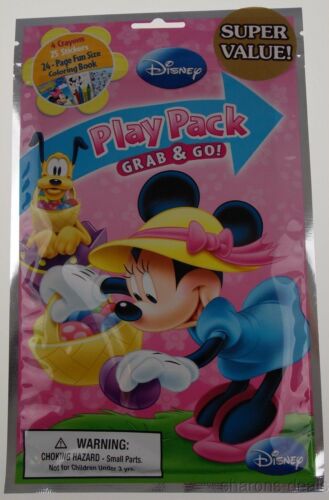 Minnie Mouse Play Pack Easter Lot 12 Grab Go Coloring Book Disney Cray –  FUNsational Finds