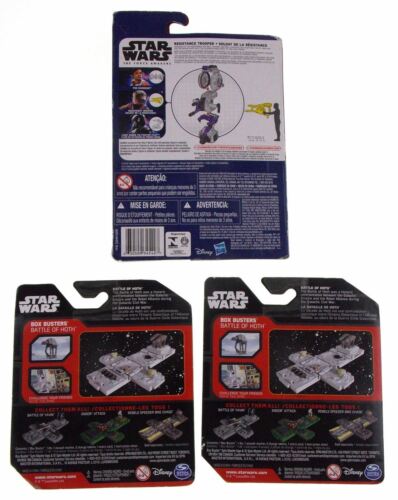 Star Wars The Force Awakens Resistance Trooper Box Busters Battle of Hoth Lot 3