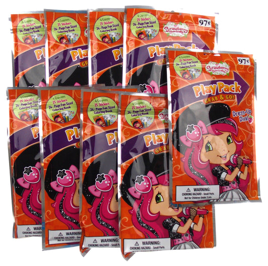 Strawberry Shortcake DressUp Diva Play Pack Set 9 Halloween Trick or Treat Party