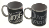 Zak! Star Wars Darth Vader Coffee Mugs Set 2 Black Gray Mug 12 oz Helmet Cartoon