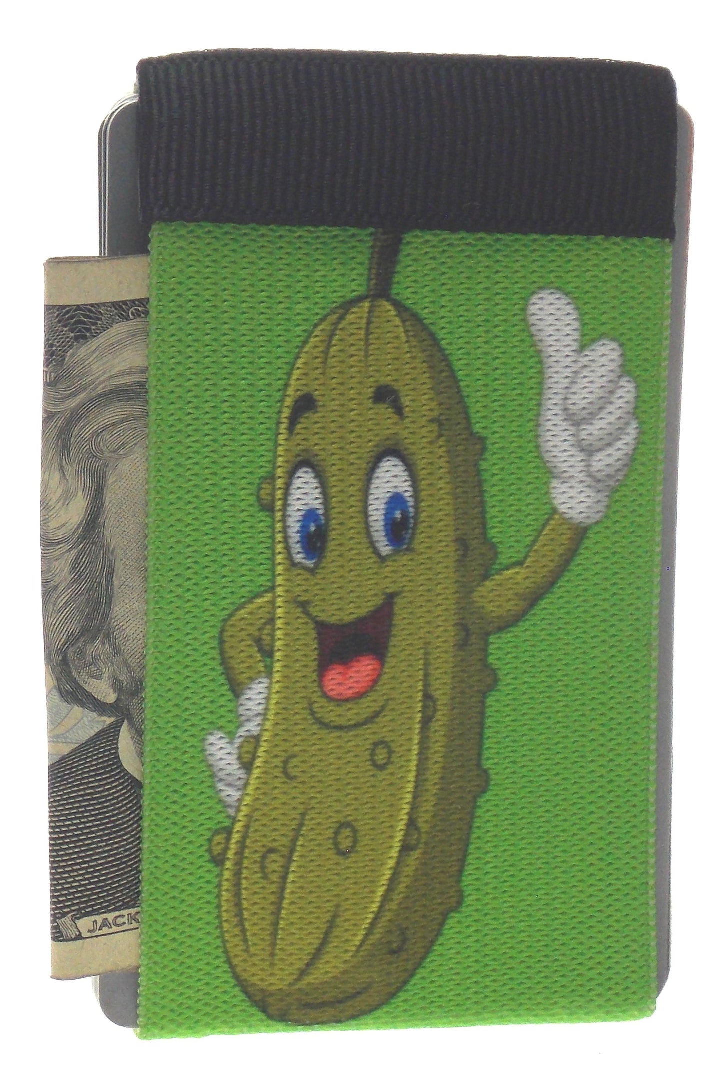Pickle Themed (I’m kind of a Big Dill) Minimalist Wallet for Men & Women