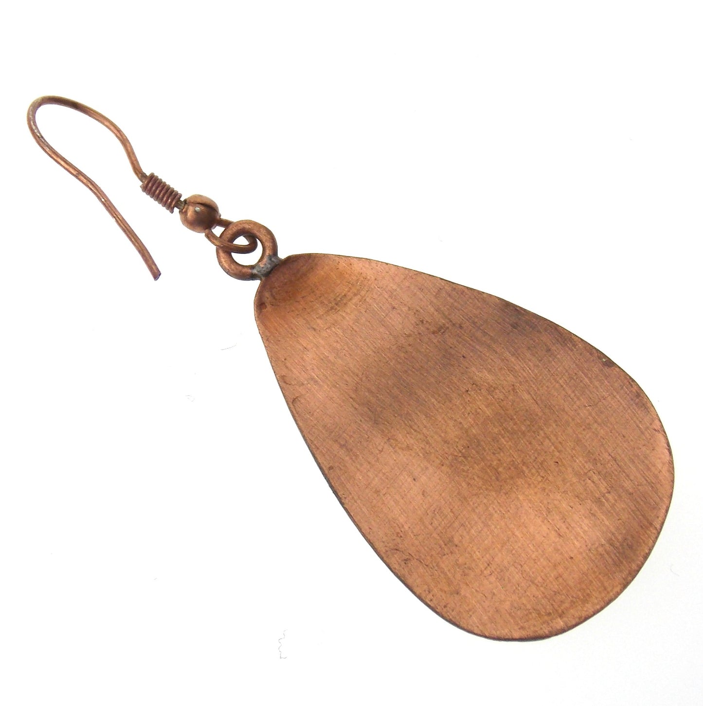 Anju Copper Patina Earrings Turquoise Handcrafted Teardrop Dangle Christmas Gift