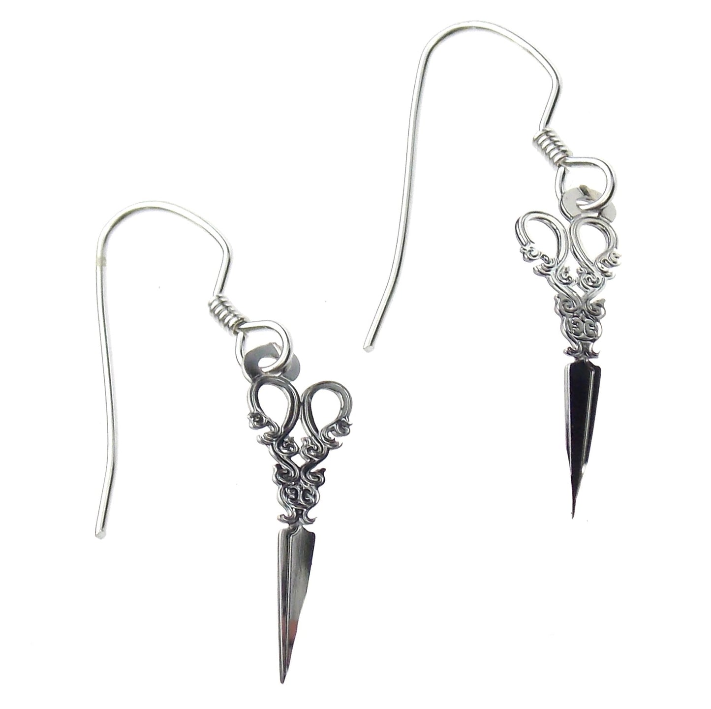 Sienna Sky Antique Scissors Earrings Hypoallergenic US Dangle Beautician Gift