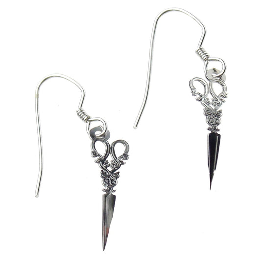 Sienna Sky Antique Scissors Earrings Hypoallergenic US Dangle Beautician Gift