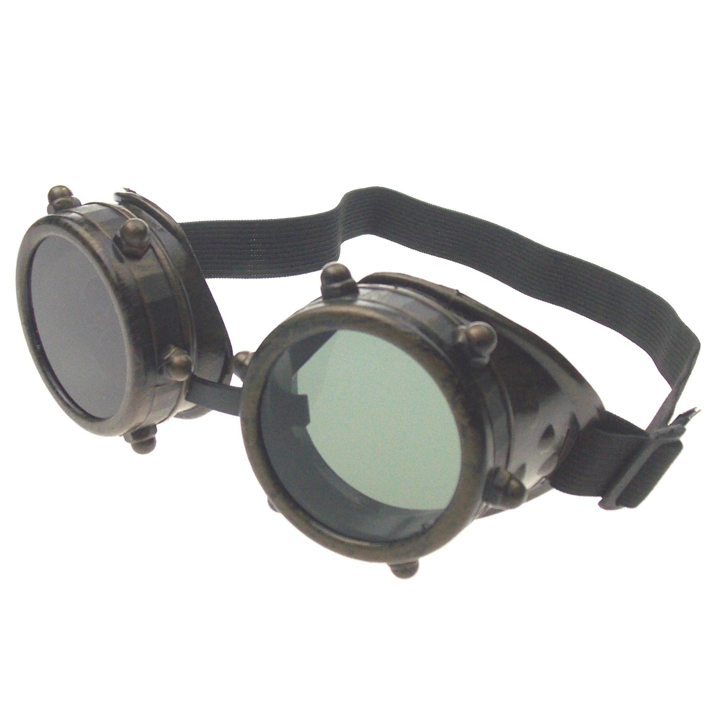 Steampunk Goggles Bronze Goth Cyber Costume Victorian New Years Eve Dress Up