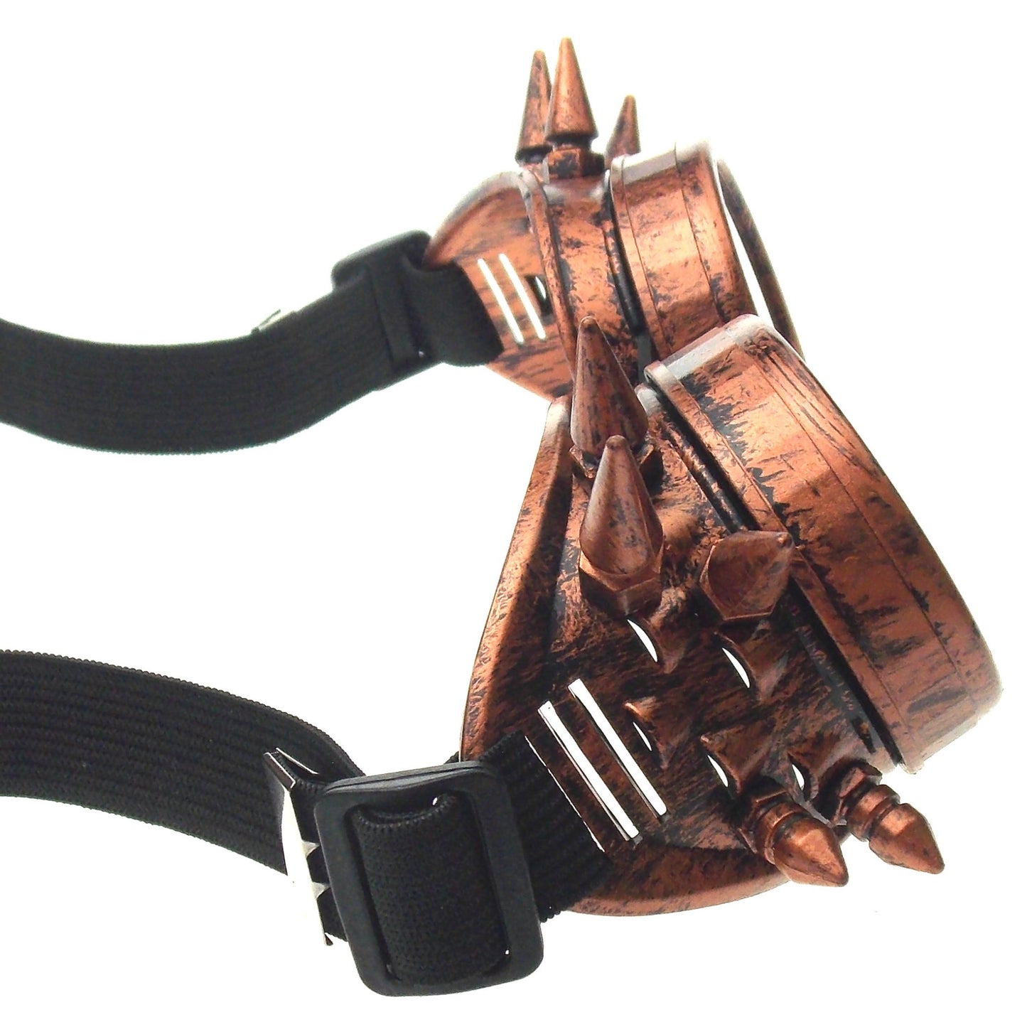Steampunk Goggles Copper Spiked Goth Cyber Costume Accessory Party Gift Dress Up