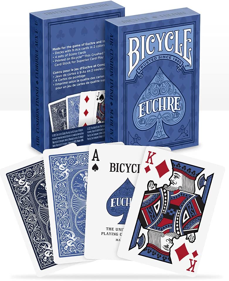 Bicycle Euchre Playing Cards - 2 Euchre Decks in 1 Box