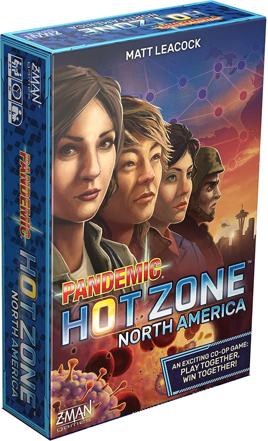 ZMan Pandemic Hot Zone North America Short Portable Game Disease Outbreak Gift