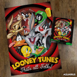Looney Tunes That's All Folks 1000 pc Jigsaw Puzzle - Officially Licensed