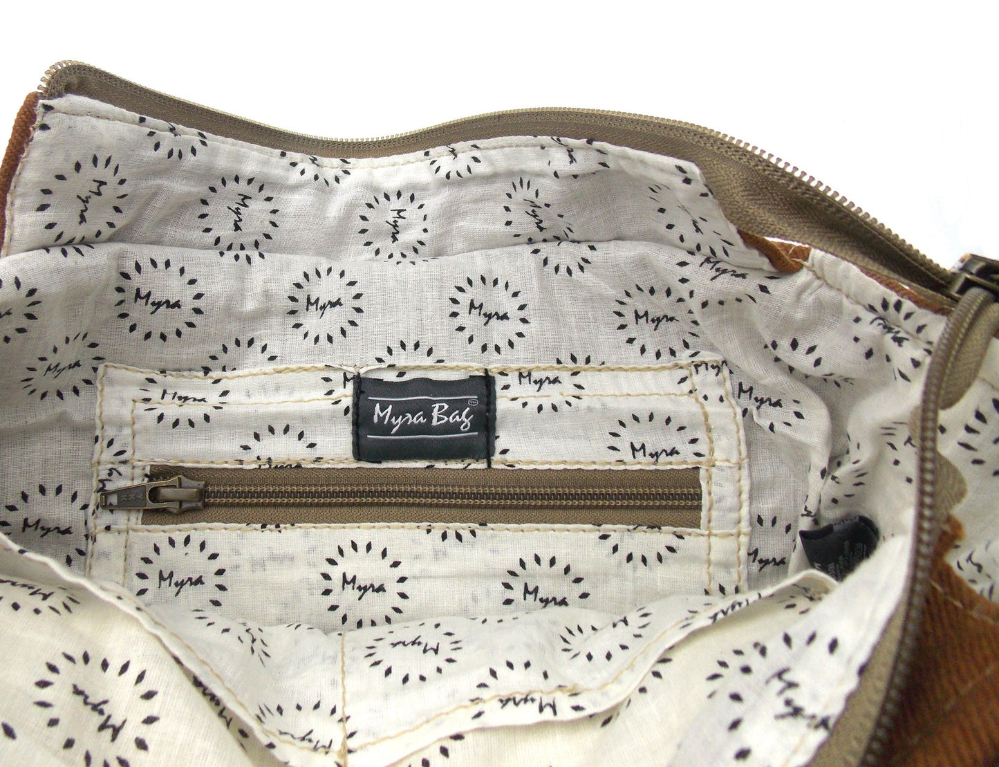 Myra Bag Beaming & Bright Handbag Southwest Canvas Eco Friendly Up Cycled Zipper