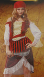 Pretty Pirate Gold Vest Halloween Costume Cosplay Dress Up New Years Eve Gift