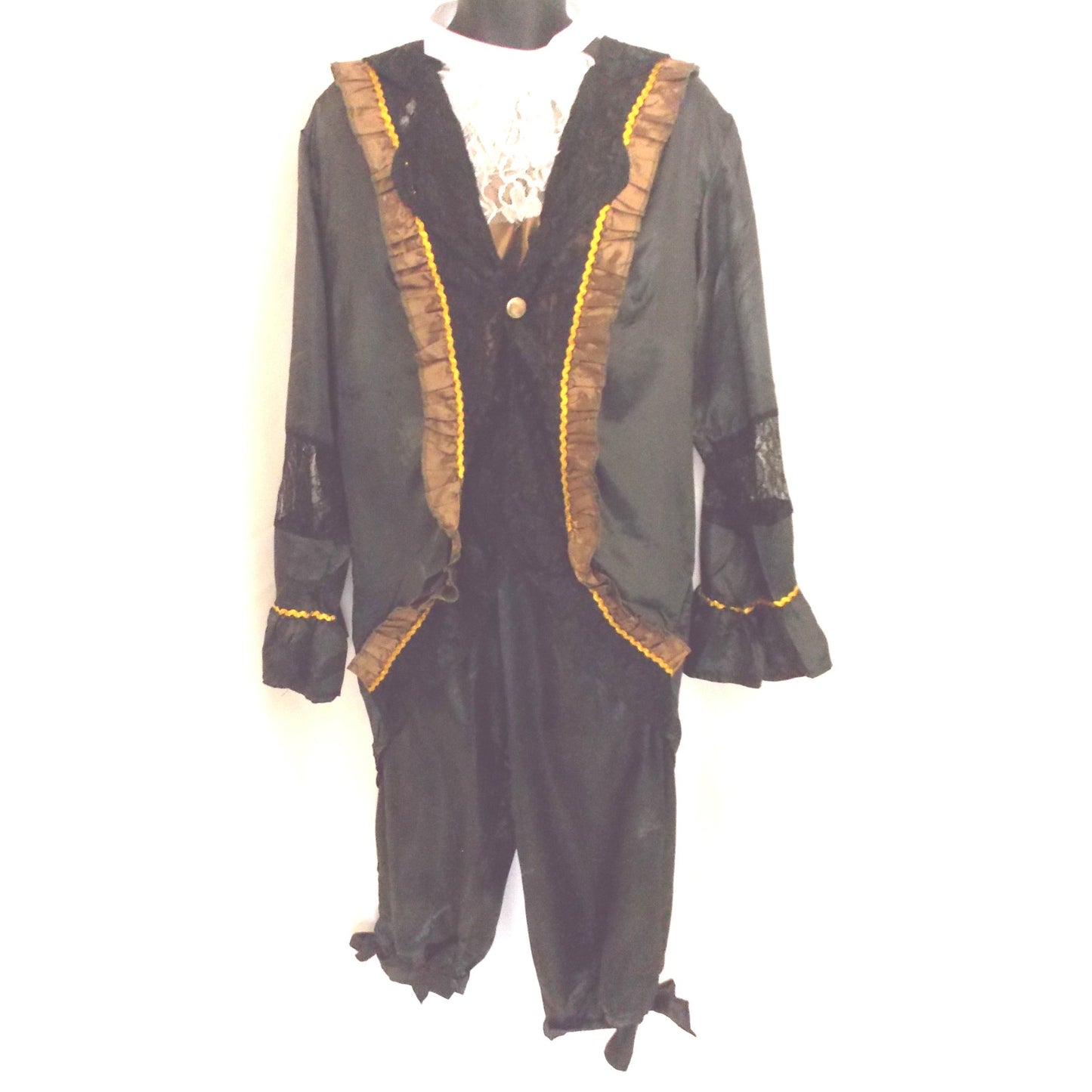 Medieval Renaissance Man Costume Party Cosplay Halloween Steampunk Adult Jacket