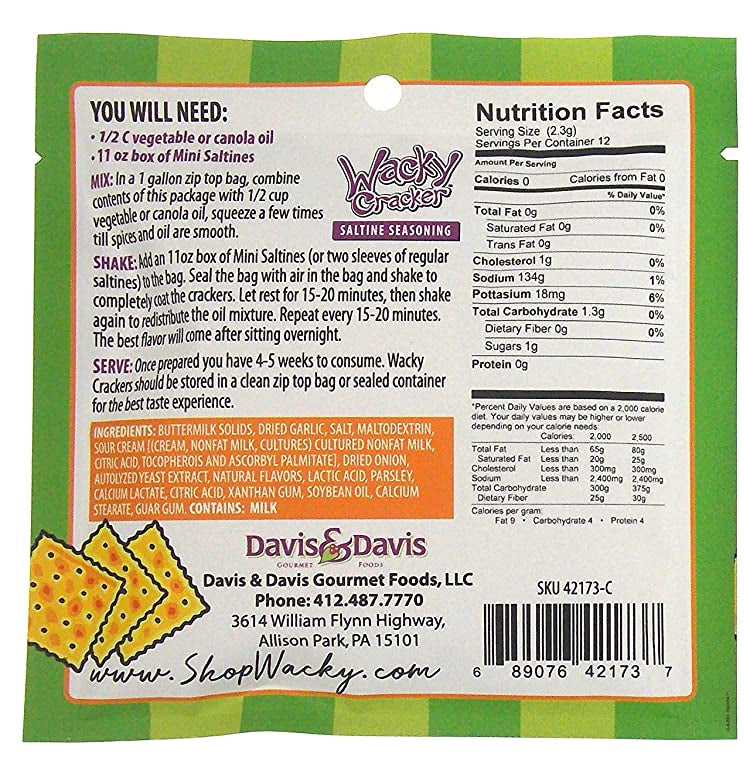 Double D Ranch Wacky Cracker Seasoning