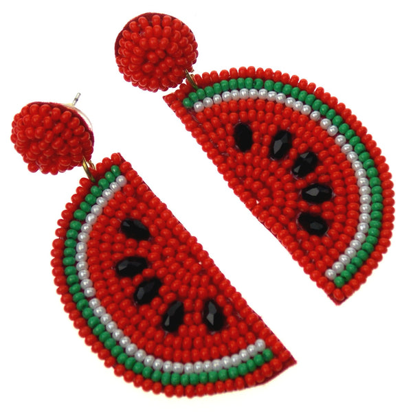 Watermelon seed deals bead earrings paparazzi