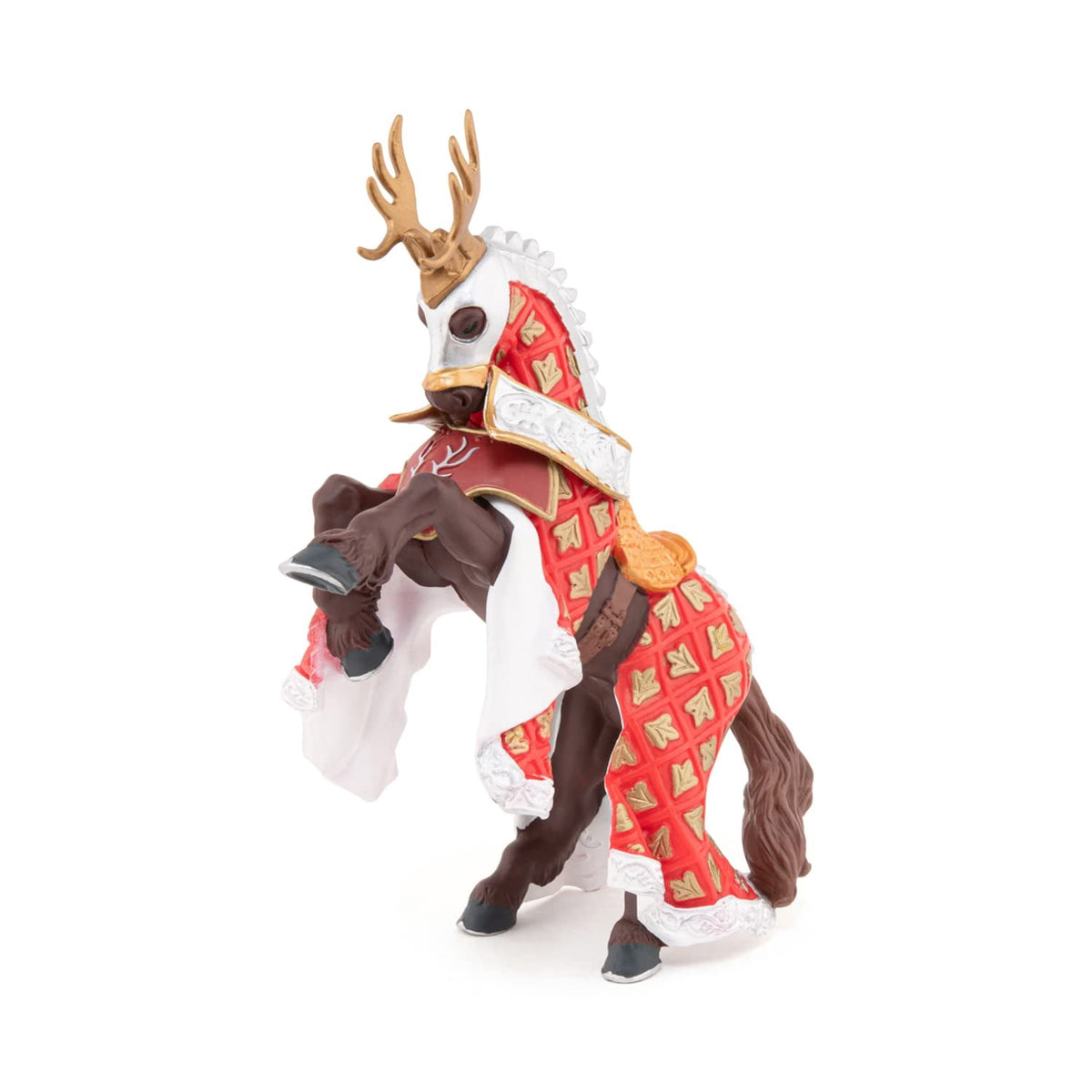 Papo Weapon Master Stag Horse  Hand Painted Figurine - Heirloom Quality Collectible No. 39912
