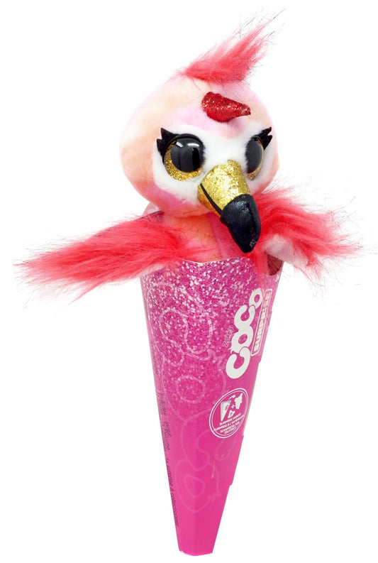 Coco Cones Surprise Hop Plush (Flamingo)
