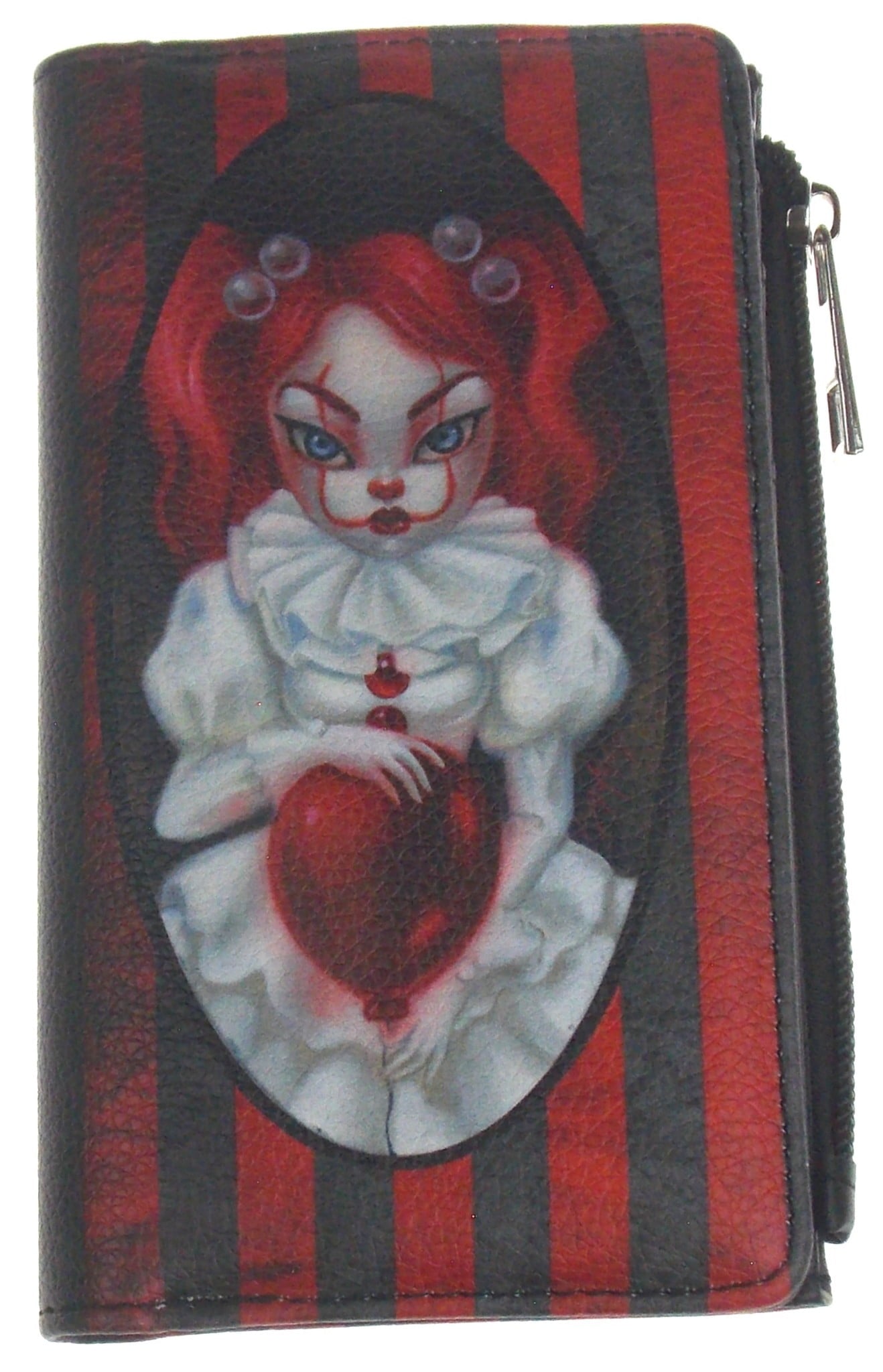 Comeco Clown Girl Colored Book Wallet