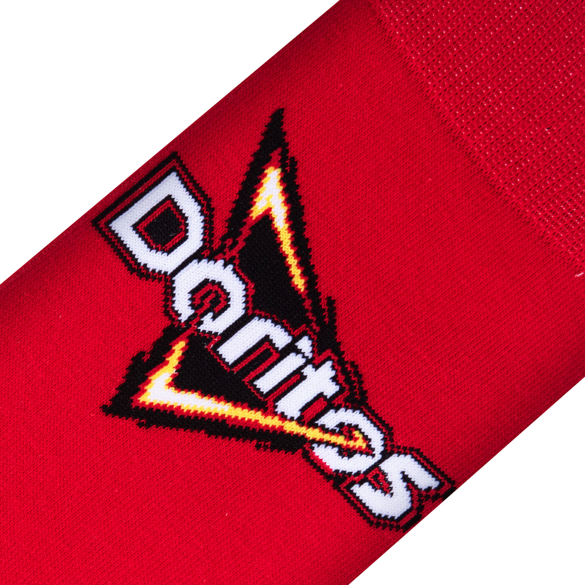 Cool Socks Doritos Nacho Cheese Snack Foodie Crew Socks, Size Large