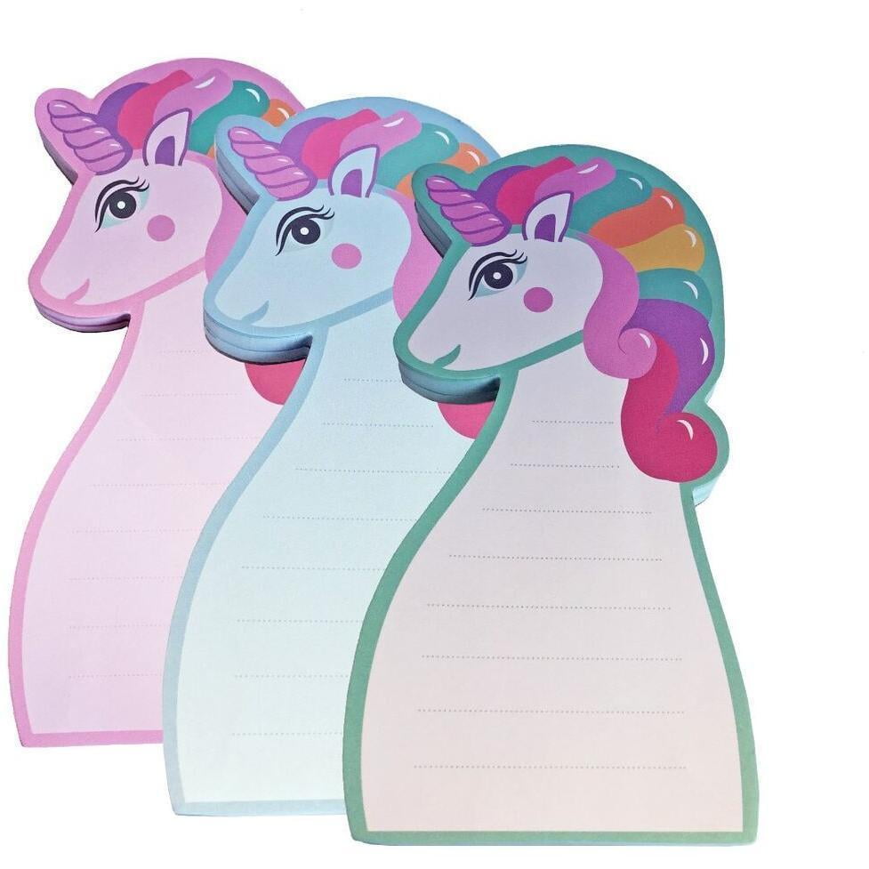 Unicorn Memo Notepads - Set of 3
