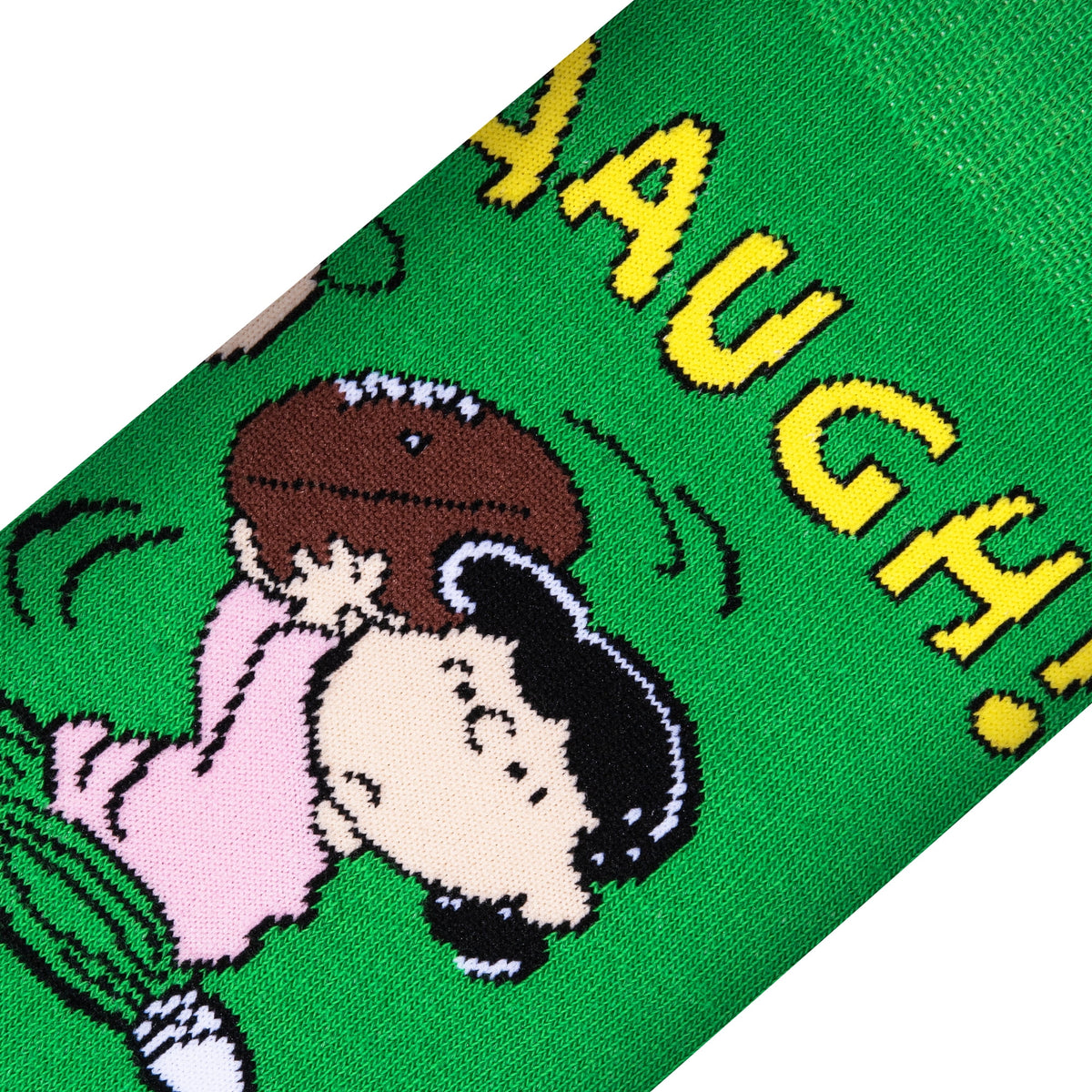Cool Socksâ€“Peanuts Charlie Brown Football Crew Socksâ€“Funny Gift for Men & Women, Size Large