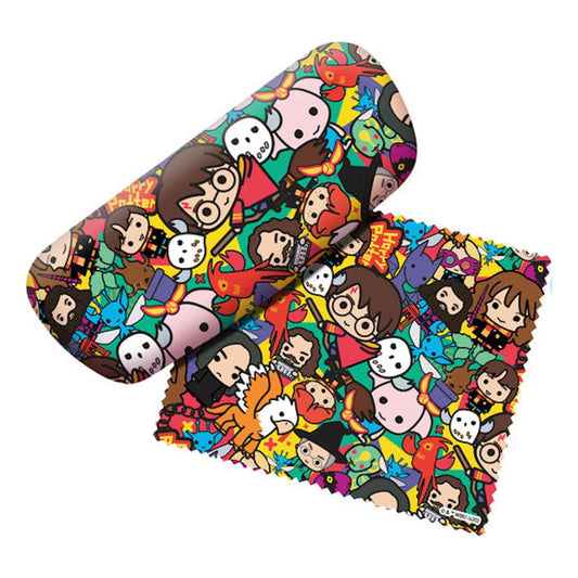 Spoontiques Harry Potter Collage Eyeglass Case & Microfiber Cleaning Cloth