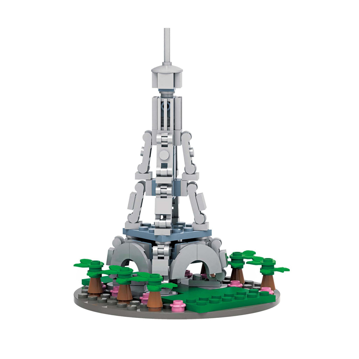 Wise Block Famous Landmark Series France Eiffel Tower Building Set