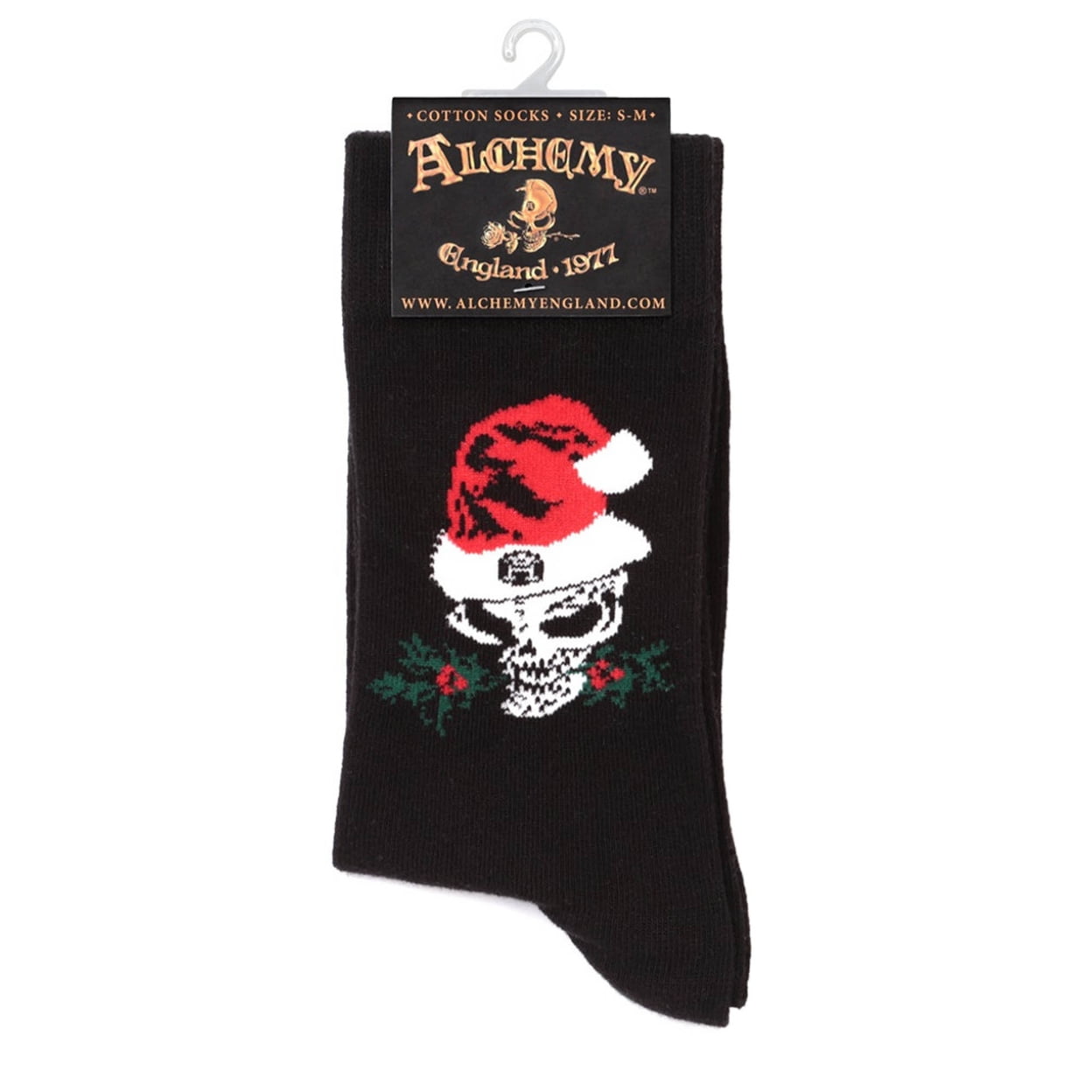 Alchemy Gothic Black Cotton, Polyamide And Elastane The Alchemist Christmas Socks