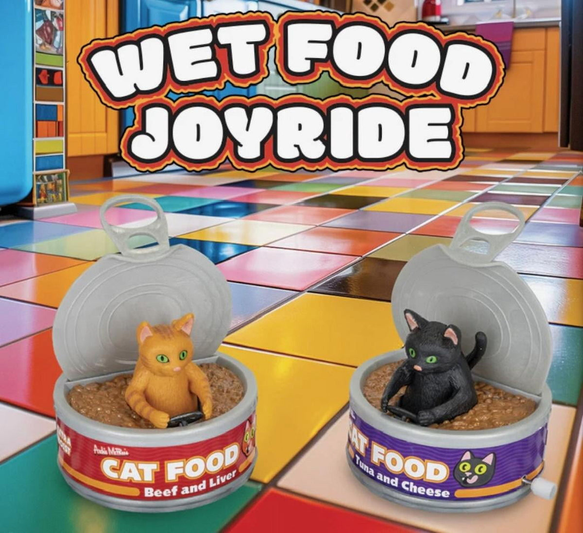 Wet Food Cat Joyride Car - 1 Random Style Per Order